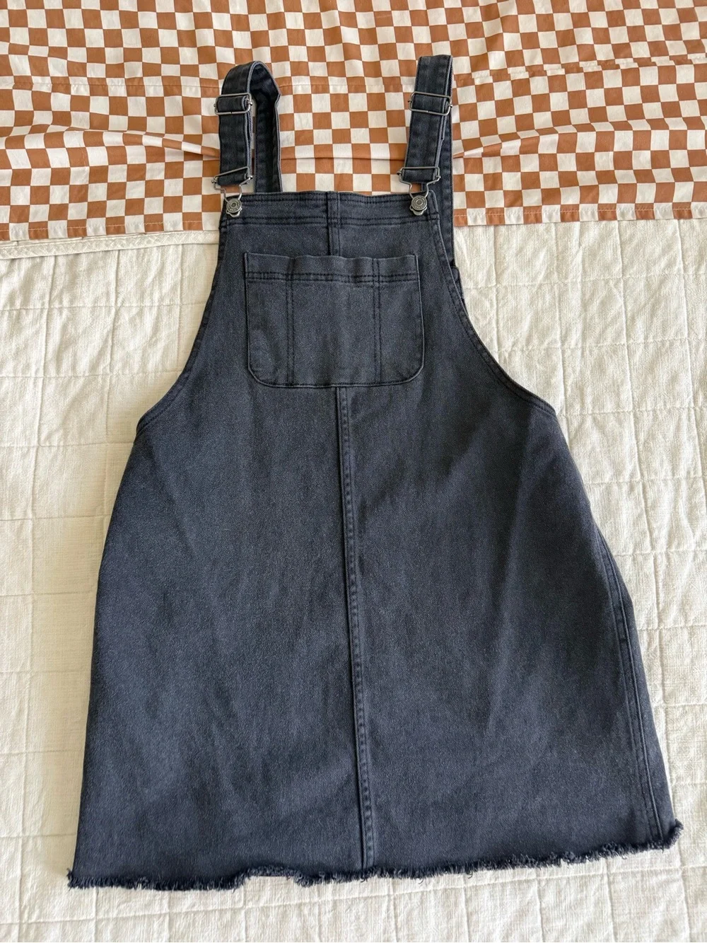 wild fable Black Denim Pinafore Jumper Dress
